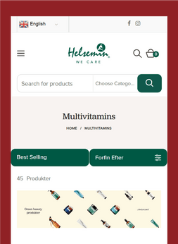 Seamless Mobile Responsive-Helsemin-Shopify Development