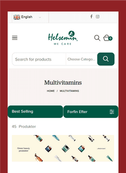 Seamless Mobile Responsive-Helsemin-Shopify Development