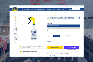Redesign User Interface of product page - Zep
