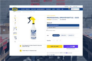 Redesign User Interface of product page - Zep