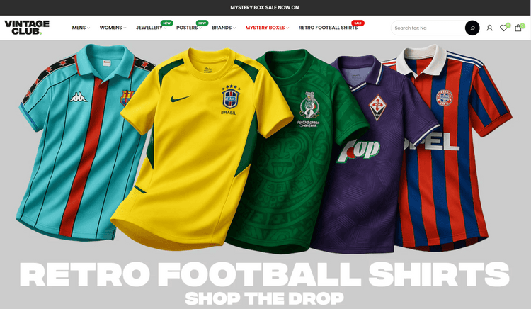 Vintage Club-Exceptional Vintage Clothing Collection of Fashion Ecommerce Platform