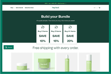 Hey Bud-Create a Dynamic Bundle Logic for Providing a new and Customized Discount Offer