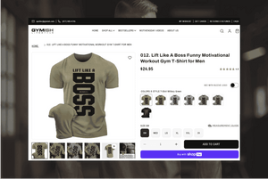 Gymish - Product Page Section