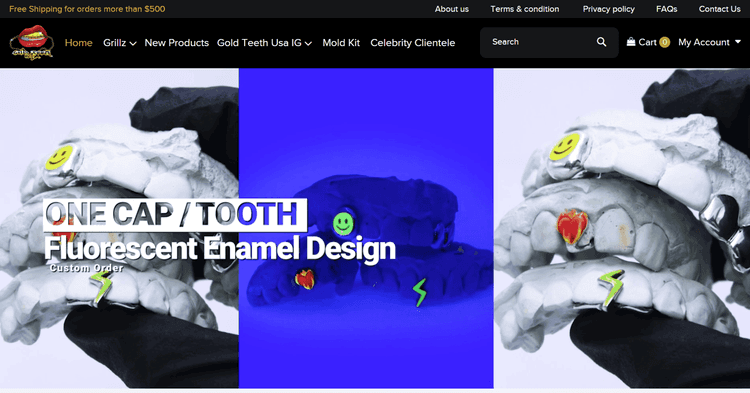 Removable Gold and Teeth Wholesaler - Magento Development