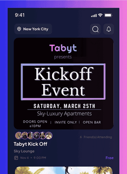 Tabyt - Platform of Event Discovery and Management