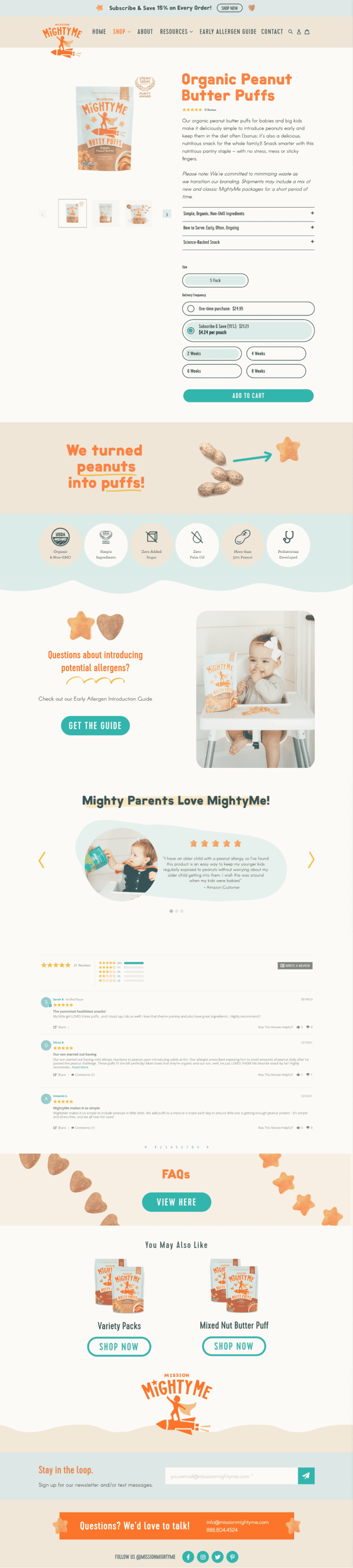 Nutty Nutrition for Babies-Mission Mighty Me