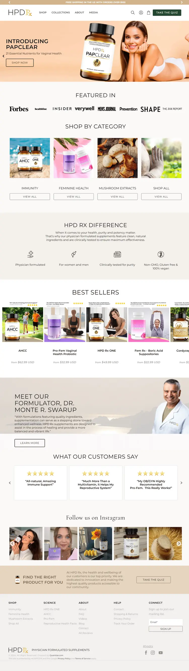 HPDRx - a company dedicated to helping people improve their health and vitality