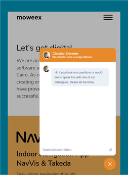 Live Chat Integration- WordPress Development - Moweex