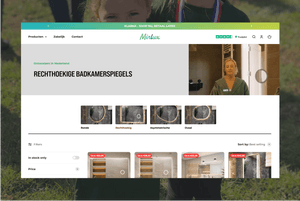 Mirlux.de specializes in mirrors, offering products described by customers as having good quality, nice lighting, and quick delivery