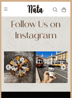 Mister Nata - Home Page design