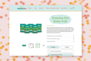Product Detail Page-Baby Food Product-Shopify Store Development