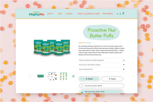 Product Detail Page-Baby Food Product-Shopify Store Development