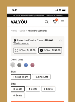 Shopify Furniture Store - VALYOU Furniture