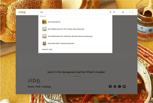 Spice Blend E-commerce Shopify Development-Jida's Kitchen-Techtic Solutions