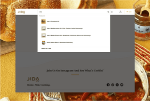 Spice Blend E-commerce Shopify Development-Jida's Kitchen-Techtic Solutions