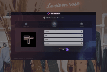 Neonsfeer - Developed the module to convert normal logo into Neon logo