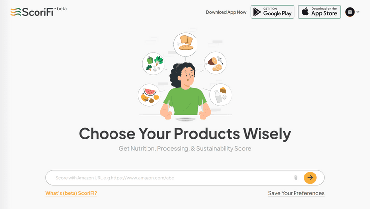 AI-driven nutrition and sustainability scores- Scorifi.ai