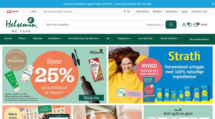 Helsemin.dk - Migration from WooCommerce to Shopify