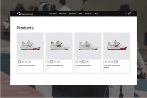 Azza Fencing-Site Structure and Catalog Restructure