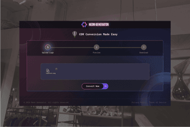 Customize Logo design feature - Neonsfee