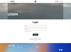 Login / Create an Account - Dome Technology