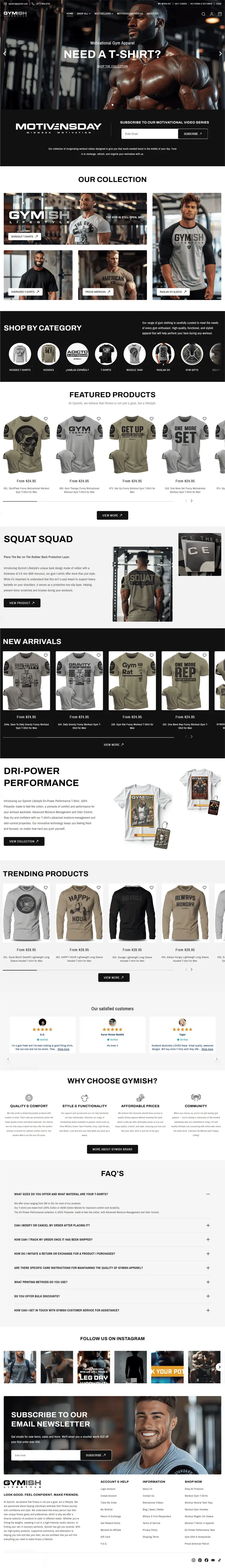 Gymish - Store Conversion Optimization by Techtic