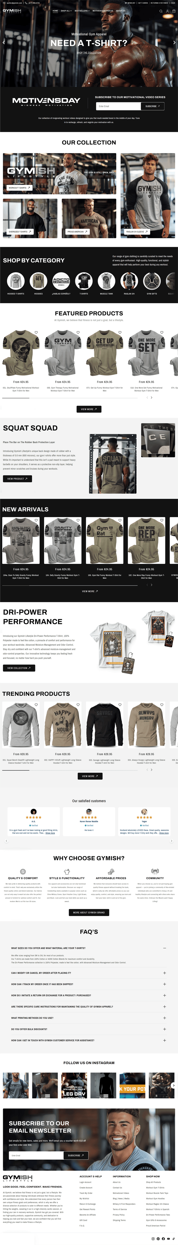 Gymish - Store Conversion Optimization by Techtic