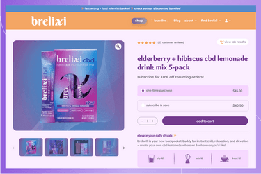 Brelixi-Design attractive product page for the user engagement