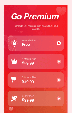 User Subscription - Dating Mobile App Development FeelDLove