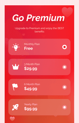 User Subscription - Dating Mobile App Development FeelDLove