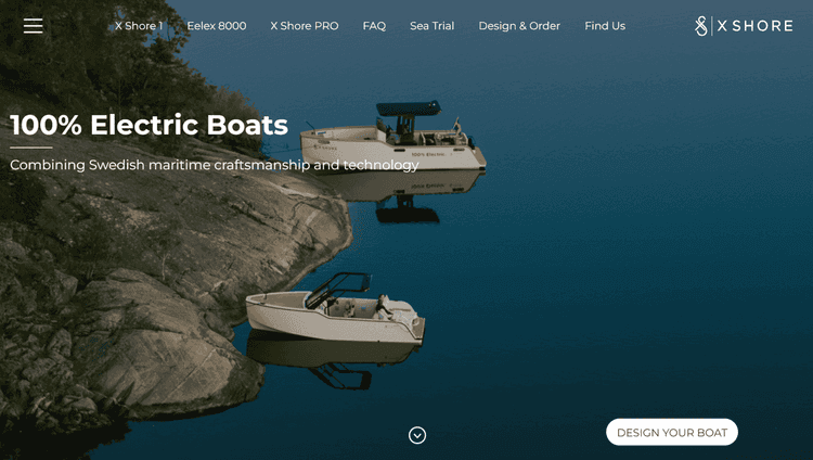 Swedish Electric Boat Company - X-shore Magento Development