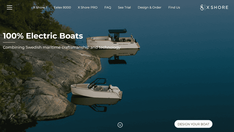 Swedish Electric Boat Company - X-shore Magento Development