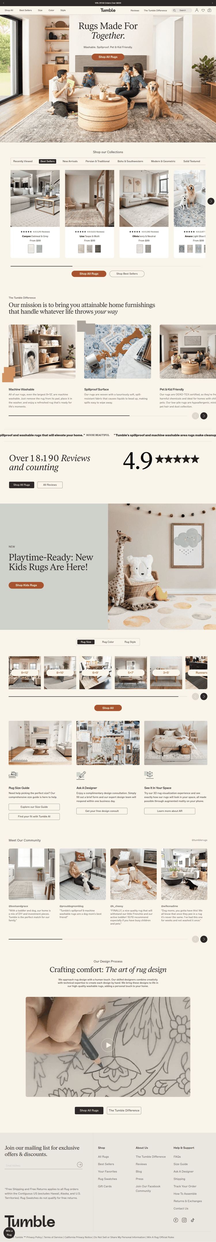 Tumbleliving - Premium Retail Rugs Brand