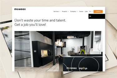 WordPress Development for Austria based Software Development - Moweex