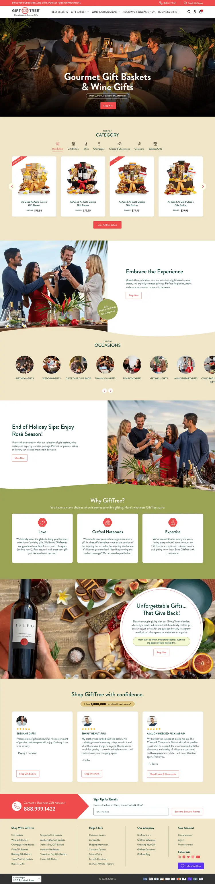 GiftTree - Gift Selection According to Category