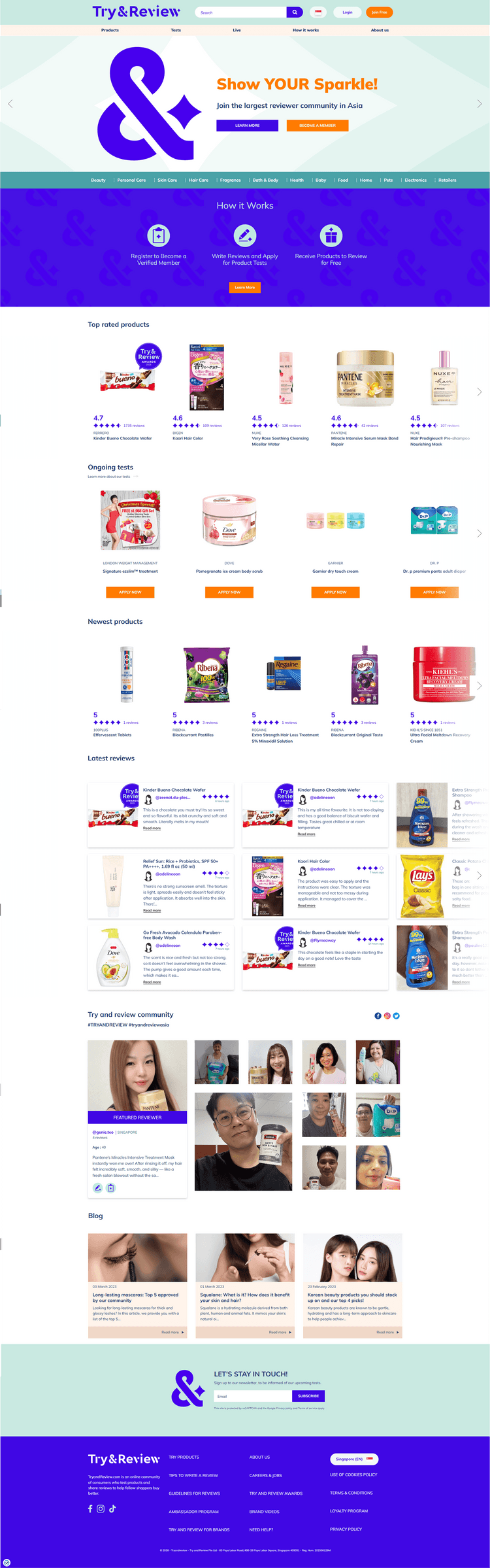 Try and Review-The platform is designed to help brands build reputation through genuine feedback rather than traditional advertising