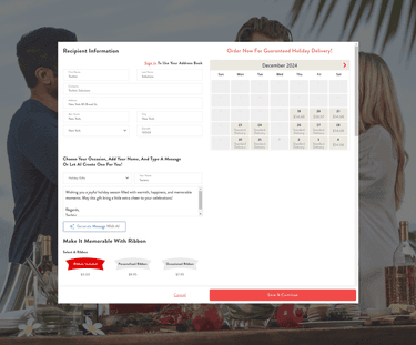 GiftTree - Personalized AI-Powered Message Creation Feature