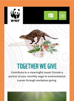 Together We Give-WordPress Development-WWF Singapore