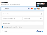 Types of payment method