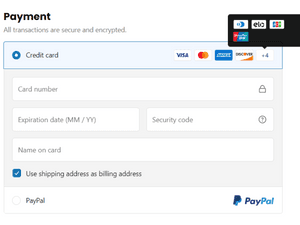 Types of payment method