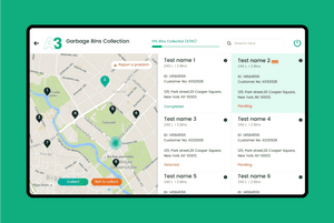 Garbage Bin Collection Management System - Tablet Application - Garbage Bin