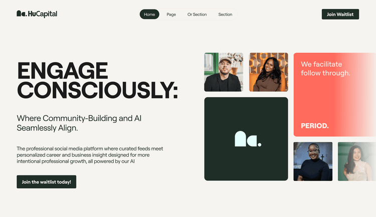 Hu capital - professional network and an AI-powered career platform