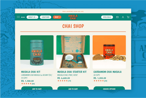 Masala Chai Shop-Shopify Development-Amala Chai