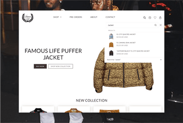 eCommerce Fashion Brand Shopify Development-Famous Life