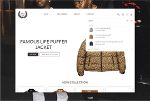 eCommerce Fashion Brand Shopify Development-Famous Life