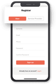 Rudo Home Salon - Sign up or Log in