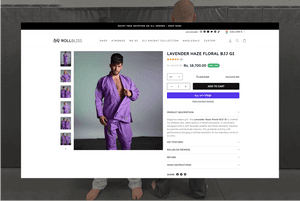 RollBliss Shopify store optimization with Meta Ads restructuring and product page redesign for apparel brand