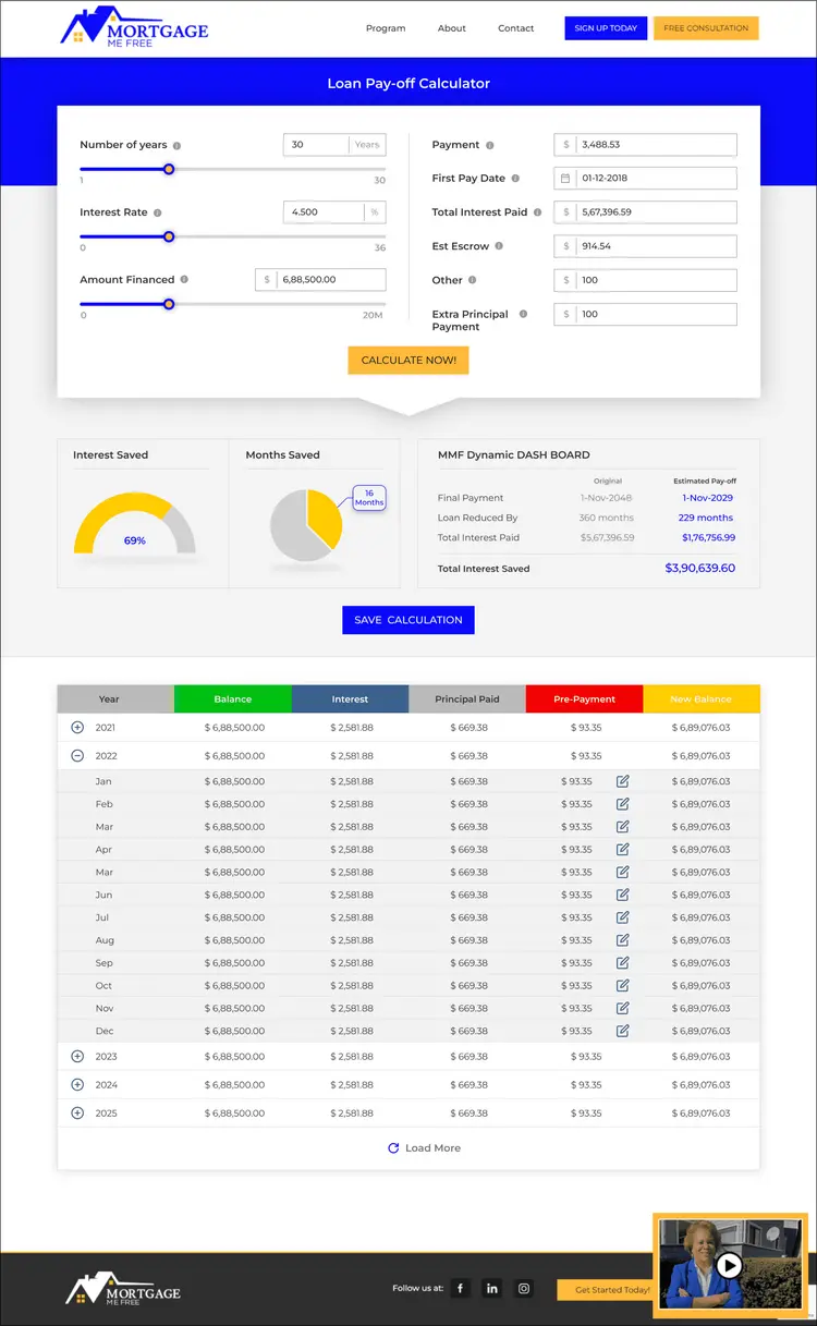 Mortgage Me free - Responsive Mortgage Web App Development