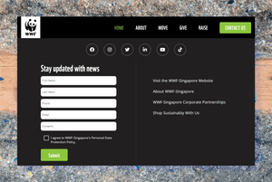 Newsletter Management-WordPress Development-WWF Singapore