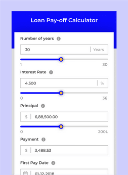 Loan Amortization Calculations - Mortgage Me Web App Development